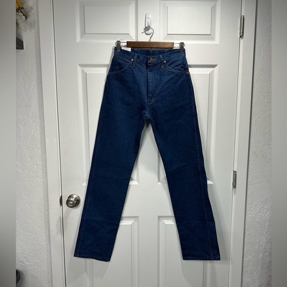 NWT Wrangler Slim Fit Cowboy Cut Jeans Blue 7x32 - Picture 1 of 7